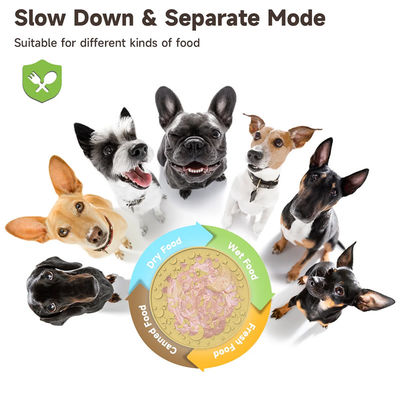 Niestandardowy nowy design labiryntu do zewnątrz Zabawne psy Żywność lizanie Puzzle Bowl Silicone BPA wolne Pet Slow Feeder Pies Bowl Plate