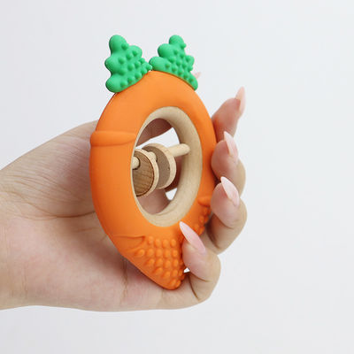 Fabryka marchew Baby Bpa Free Wholesale Silicone Baby Teething Toys Bpa Free Baby Shape Teether Idealny rozmiar dla małej dłoni
