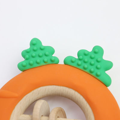 Fabryka marchew Baby Bpa Free Wholesale Silicone Baby Teething Toys Bpa Free Baby Shape Teether Idealny rozmiar dla małej dłoni