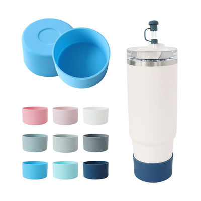 Silikonowy zderzak rękaw butelki do tłumienia 40 oz 7,5 cm Tumbler buty Stanley Cup silikonowe butelki z dolnym osłoną