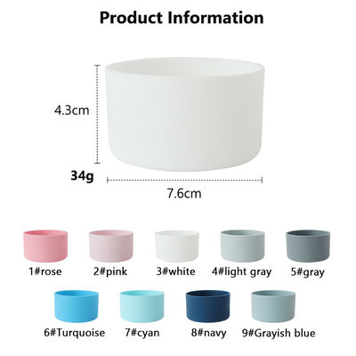 Butelki silikonowe butelki z wodą butelki buty dla Owala 7,5 cm 40 oz antypoślizgowe rękawice ochronne dolne rękawice pokrycie kubka akcesoria