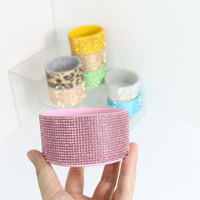 Całkowity kubek Glitter Silikonowy But dla 20-40oz Butelka pokrywa dolna rękaw pokrywa ochronne buty buty drukowane