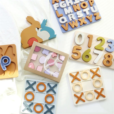 Nowy projekt Puzzle 3D z silikonu Puzzle dla niemowląt Puzzle Montessori Puzzle dla noworodków