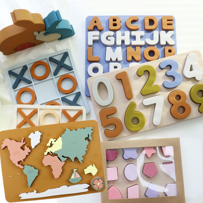 Nowy projekt Puzzle 3D z silikonu Puzzle dla niemowląt Puzzle Montessori Puzzle dla noworodków