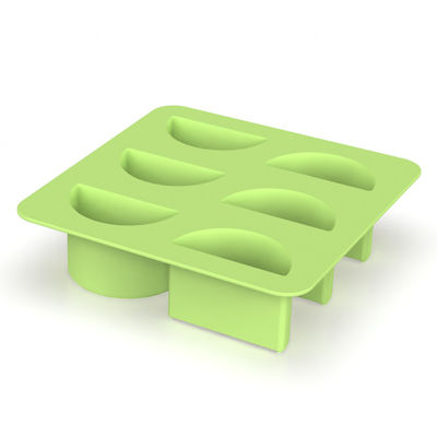 Niestandardowy BPA Free Round Ice Cube Tray BPA-Free z pokrywą i pojemnikiem Łatwe do uwolnienia Lodowa pleśń Lodowa Cube Mould dla kul lodowych