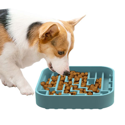 Producent Niestandardowy Pet Silicone Lick Mat Pet Dog Cat Slow Feeder Dowl Mat Dog Food Zgięty Bowl Slow Feeder Dowl