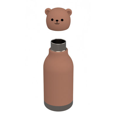 Bear Design Original Custom Food Grade Silikon 304 ze stali nierdzewnej Dzieci wracają do szkoły Urodziny Woda dziecięce kubki kubki treningowe