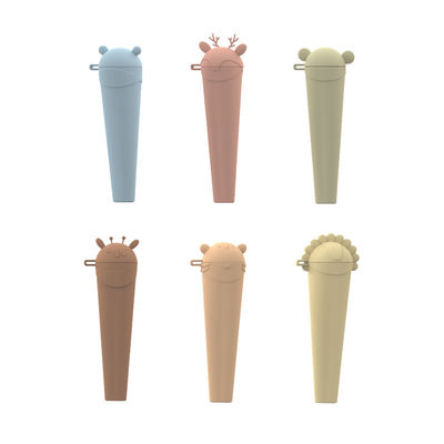PAISEN Animal Silicone Popsicle Maker BPA Free Wielokrotnie używalne Lody Pop Pop Formy Myjnia naczyń Bezpieczne domowe lody Formy z pałkami