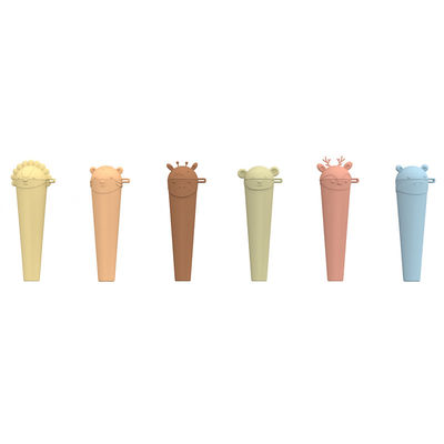 PAISEN Animal Silicone Popsicle Maker BPA Free Wielokrotnie używalne Lody Pop Pop Formy Myjnia naczyń Bezpieczne domowe lody Formy z pałkami