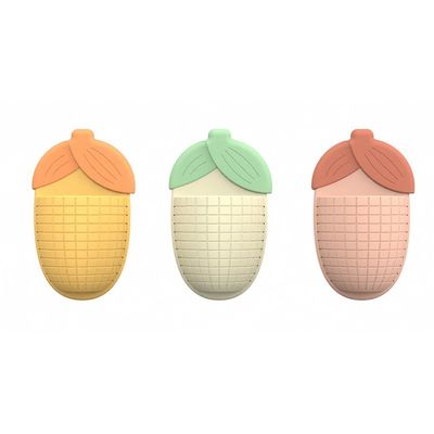 Uroczy uchwyt na pastę do zębów w kształcie kolby kukurydzy z przyssawką – wielofunkcyjny organizer łazienkowy