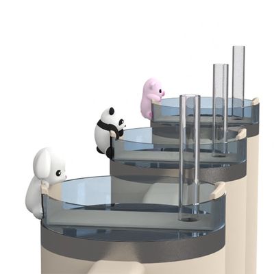 Urocze silikonowe nakładki na słomki i akcesoria do butelek ze zwierzątkami – zestaw 4 sztuk dekoracji do kubków termicznych