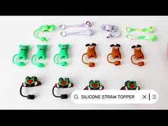 Pełna silikonowa pokrywa ze słomką w 3D Design For Stanley Cup Tumblers 6-12mm