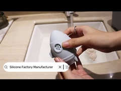 silikonowy zestaw zabawek kąpielowych o jasnym kolorze